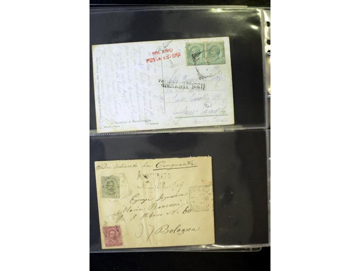 1800/1970 (ca.), rund 500 Briefe, Karten und Ganzsachen, dabei Reco, Zensur, Luftpost, Feldpost etc.