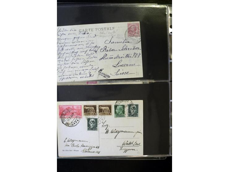 1800/1970 (ca.), rund 500 Briefe, Karten und Ganzsachen, dabei Reco, Zensur, Luftpost, Feldpost etc.