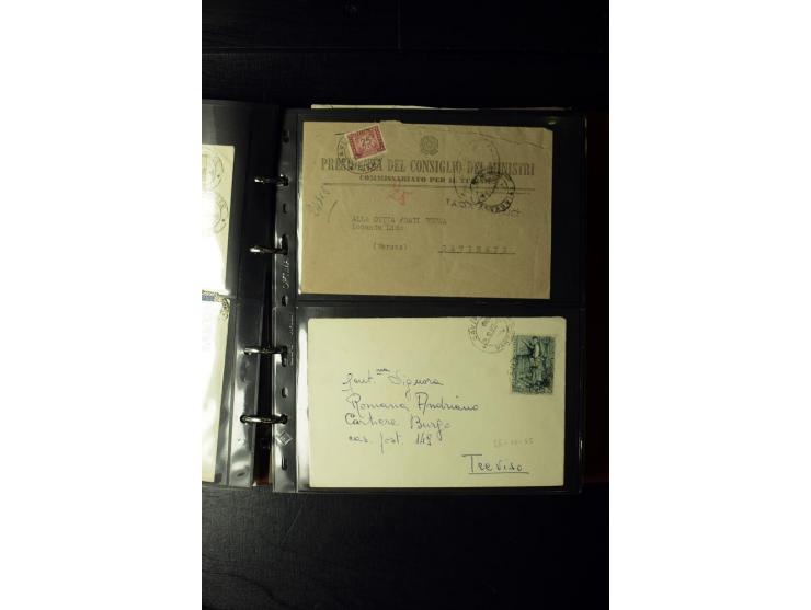 1800/1970 (ca.), rund 500 Briefe, Karten und Ganzsachen, dabei Reco, Zensur, Luftpost, Feldpost etc.