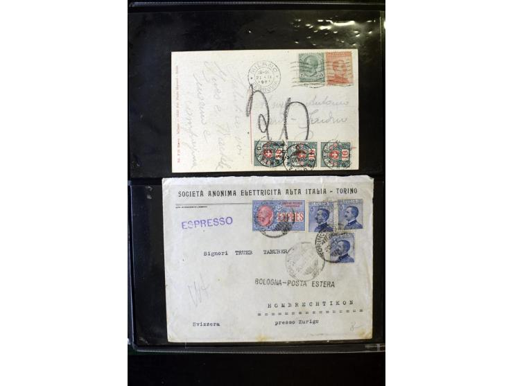 1800/1970 (ca.), rund 500 Briefe, Karten und Ganzsachen, dabei Reco, Zensur, Luftpost, Feldpost etc.