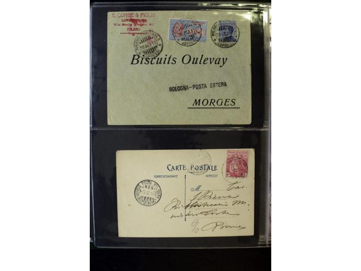 1800/1970 (ca.), rund 500 Briefe, Karten und Ganzsachen, dabei Reco, Zensur, Luftpost, Feldpost etc.