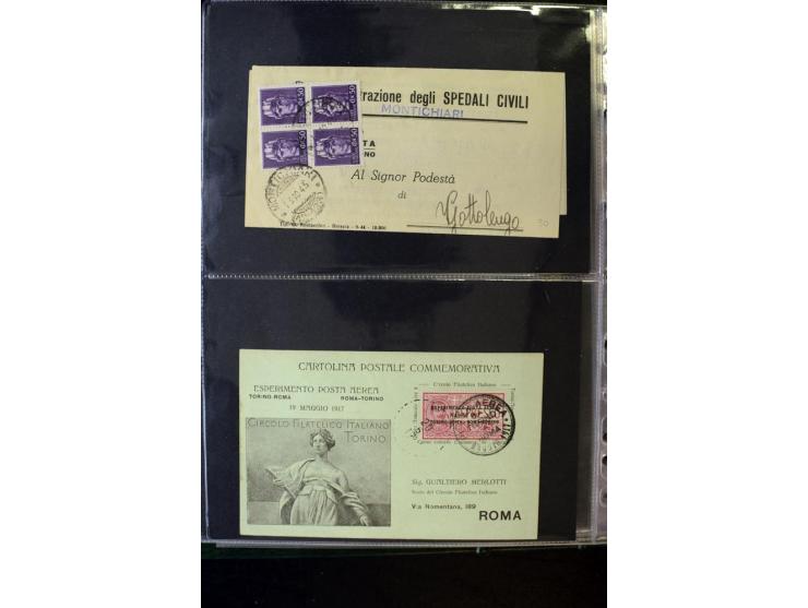 1800/1970 (ca.), rund 500 Briefe, Karten und Ganzsachen, dabei Reco, Zensur, Luftpost, Feldpost etc.