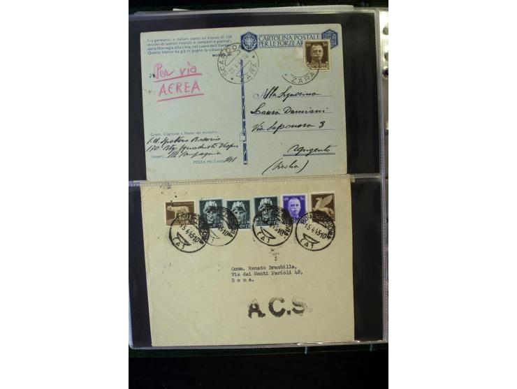 1800/1970 (ca.), rund 500 Briefe, Karten und Ganzsachen, dabei Reco, Zensur, Luftpost, Feldpost etc.