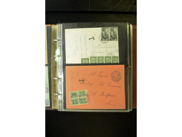 1800/1970 (ca.), rund 500 Briefe, Karten und Ganzsachen, dabei Reco, Zensur, Luftpost, Feldpost etc.