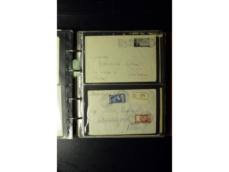 1800/1970 (ca.), rund 500 Briefe, Karten und Ganzsachen, dabei Reco, Zensur, Luftpost, Feldpost etc.