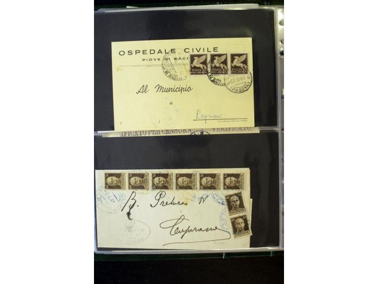 1800/1970 (ca.), rund 500 Briefe, Karten und Ganzsachen, dabei Reco, Zensur, Luftpost, Feldpost etc.