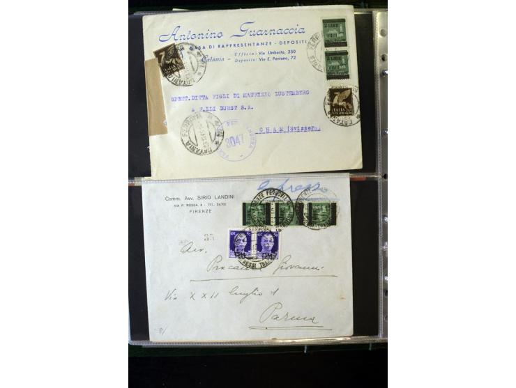1800/1970 (ca.), rund 500 Briefe, Karten und Ganzsachen, dabei Reco, Zensur, Luftpost, Feldpost etc.