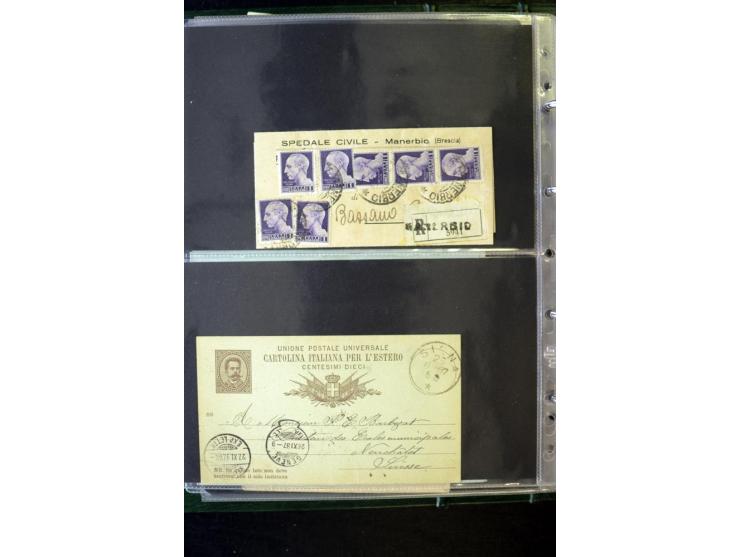 1800/1970 (ca.), rund 500 Briefe, Karten und Ganzsachen, dabei Reco, Zensur, Luftpost, Feldpost etc.