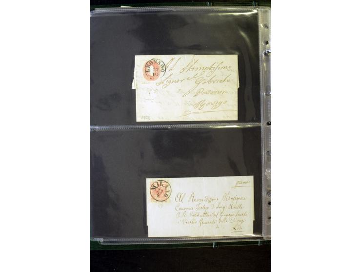 1800/1970 (ca.), rund 500 Briefe, Karten und Ganzsachen, dabei Reco, Zensur, Luftpost, Feldpost etc.