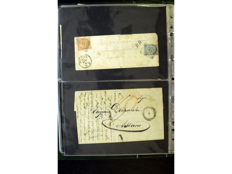 1800/1970 (ca.), rund 500 Briefe, Karten und Ganzsachen, dabei Reco, Zensur, Luftpost, Feldpost etc.