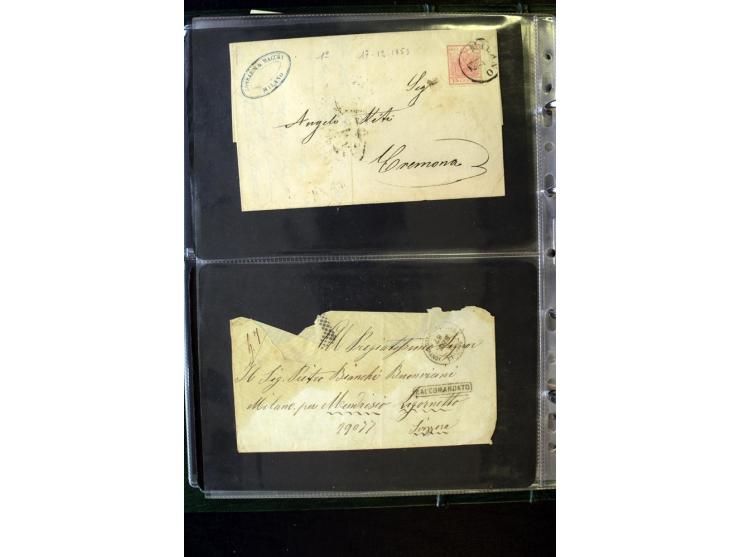 1800/1970 (ca.), rund 500 Briefe, Karten und Ganzsachen, dabei Reco, Zensur, Luftpost, Feldpost etc.