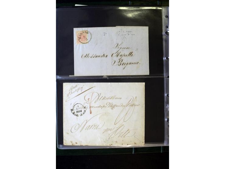 1800/1970 (ca.), rund 500 Briefe, Karten und Ganzsachen, dabei Reco, Zensur, Luftpost, Feldpost etc.