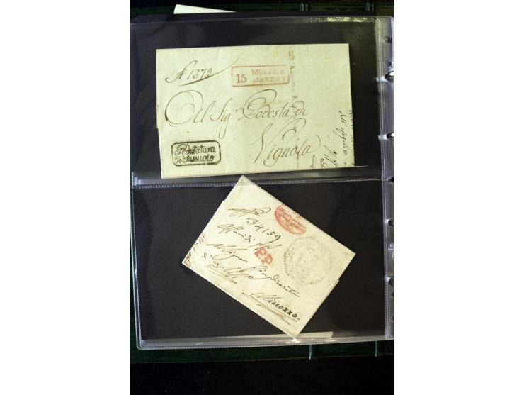 1800/1970 (ca.), rund 500 Briefe, Karten und Ganzsachen, dabei Reco, Zensur, Luftpost, Feldpost etc.