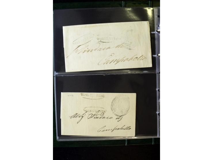 1800/1970 (ca.), rund 500 Briefe, Karten und Ganzsachen, dabei Reco, Zensur, Luftpost, Feldpost etc.