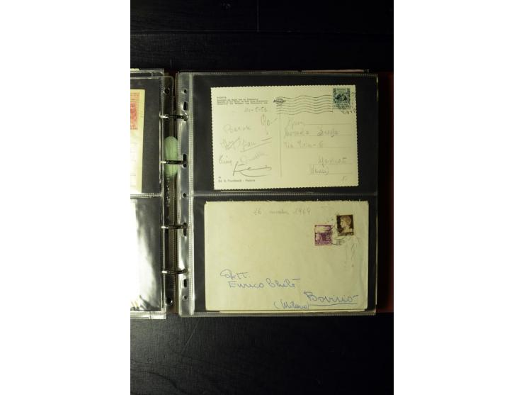 1800/1970 (ca.), rund 500 Briefe, Karten und Ganzsachen, dabei Reco, Zensur, Luftpost, Feldpost etc.