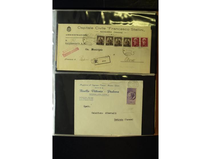 1800/1970 (ca.), rund 500 Briefe, Karten und Ganzsachen, dabei Reco, Zensur, Luftpost, Feldpost etc.