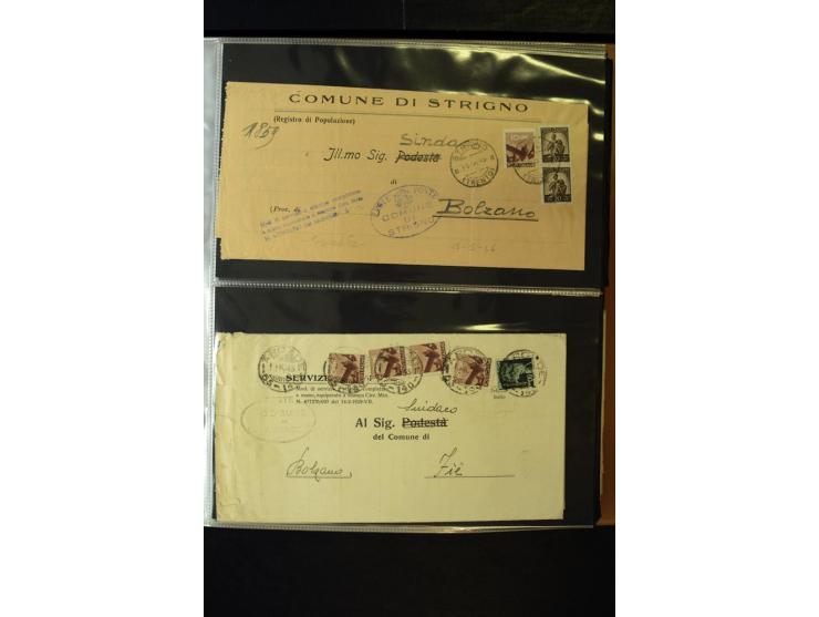1800/1970 (ca.), rund 500 Briefe, Karten und Ganzsachen, dabei Reco, Zensur, Luftpost, Feldpost etc.
