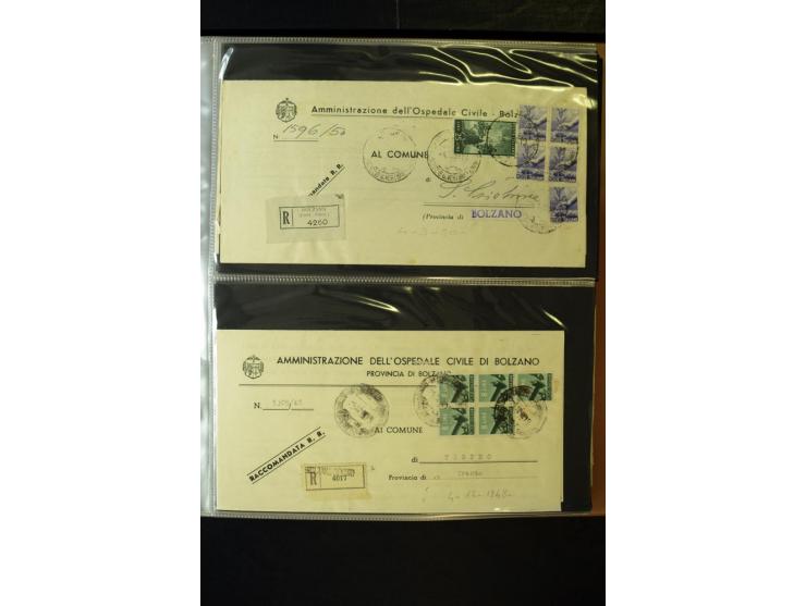 1800/1970 (ca.), rund 500 Briefe, Karten und Ganzsachen, dabei Reco, Zensur, Luftpost, Feldpost etc.