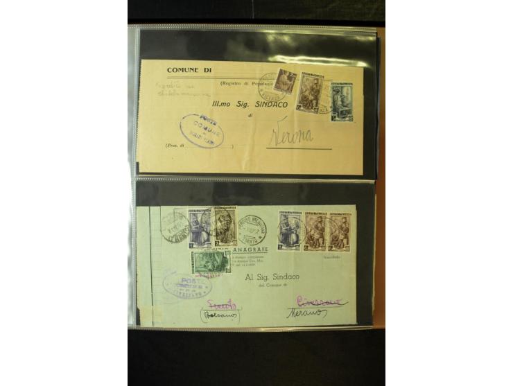 1800/1970 (ca.), rund 500 Briefe, Karten und Ganzsachen, dabei Reco, Zensur, Luftpost, Feldpost etc.