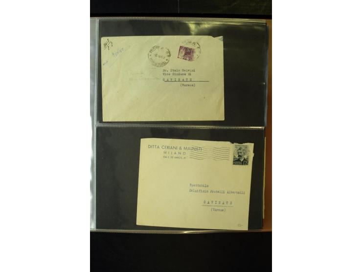 1800/1970 (ca.), rund 500 Briefe, Karten und Ganzsachen, dabei Reco, Zensur, Luftpost, Feldpost etc.
