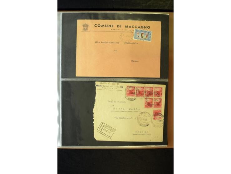 1800/1970 (ca.), rund 500 Briefe, Karten und Ganzsachen, dabei Reco, Zensur, Luftpost, Feldpost etc.