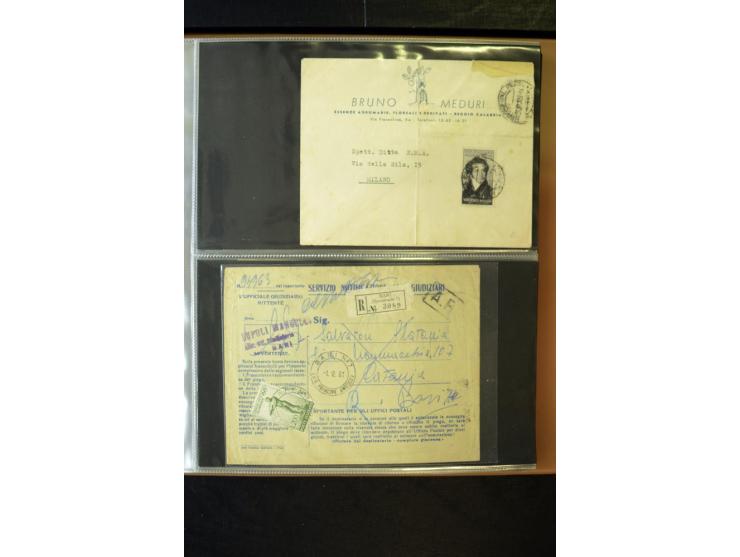 1800/1970 (ca.), rund 500 Briefe, Karten und Ganzsachen, dabei Reco, Zensur, Luftpost, Feldpost etc.