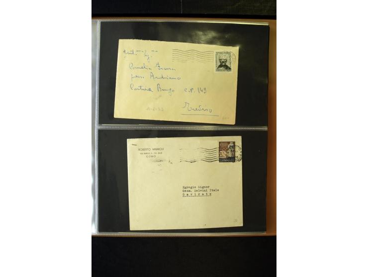 1800/1970 (ca.), rund 500 Briefe, Karten und Ganzsachen, dabei Reco, Zensur, Luftpost, Feldpost etc.