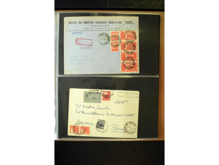 1800/1970 (ca.), rund 500 Briefe, Karten und Ganzsachen, dabei Reco, Zensur, Luftpost, Feldpost etc.