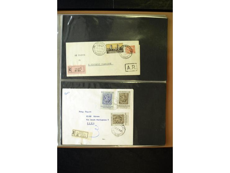 1800/1970 (ca.), rund 500 Briefe, Karten und Ganzsachen, dabei Reco, Zensur, Luftpost, Feldpost etc.
