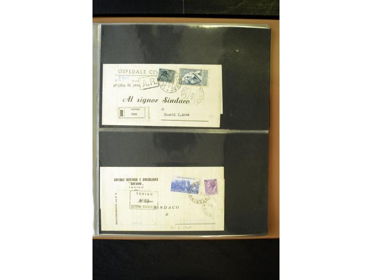 1800/1970 (ca.), rund 500 Briefe, Karten und Ganzsachen, dabei Reco, Zensur, Luftpost, Feldpost etc.