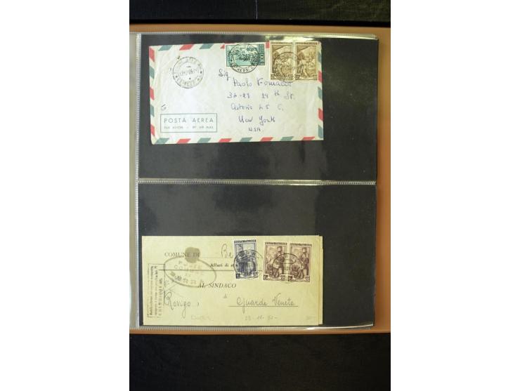 1800/1970 (ca.), rund 500 Briefe, Karten und Ganzsachen, dabei Reco, Zensur, Luftpost, Feldpost etc.