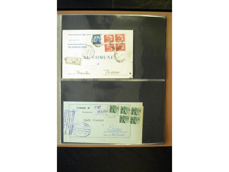 1800/1970 (ca.), rund 500 Briefe, Karten und Ganzsachen, dabei Reco, Zensur, Luftpost, Feldpost etc.