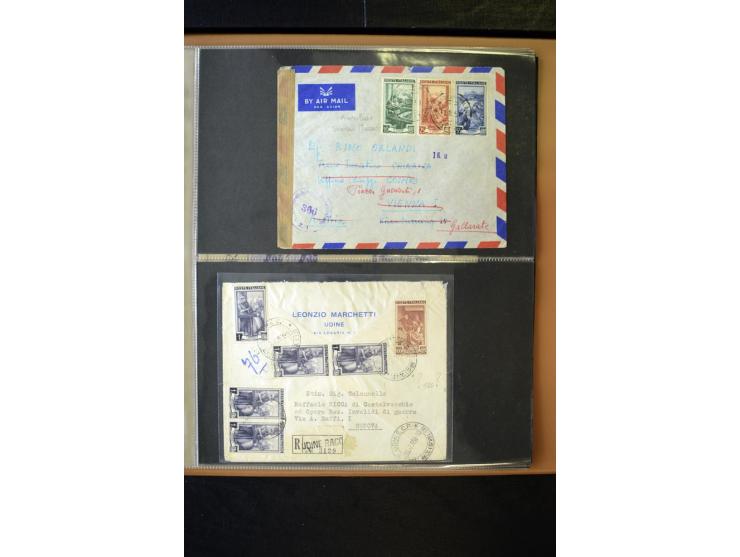 1800/1970 (ca.), rund 500 Briefe, Karten und Ganzsachen, dabei Reco, Zensur, Luftpost, Feldpost etc.