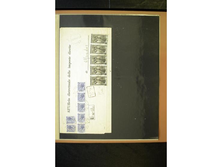 1800/1970 (ca.), rund 500 Briefe, Karten und Ganzsachen, dabei Reco, Zensur, Luftpost, Feldpost etc.