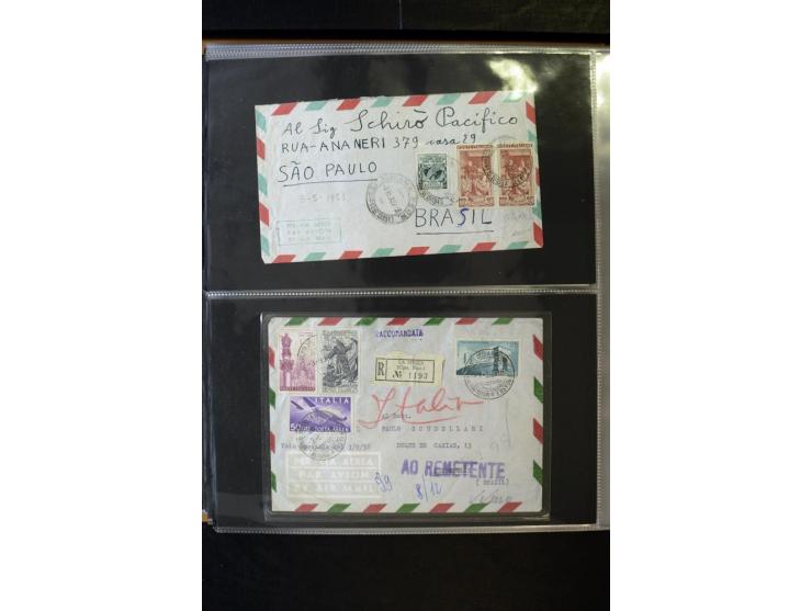 1800/1970 (ca.), rund 500 Briefe, Karten und Ganzsachen, dabei Reco, Zensur, Luftpost, Feldpost etc.