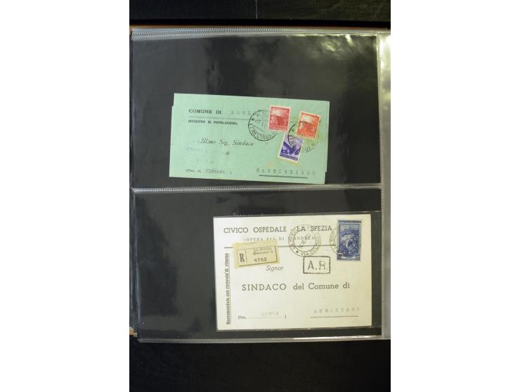 1800/1970 (ca.), rund 500 Briefe, Karten und Ganzsachen, dabei Reco, Zensur, Luftpost, Feldpost etc.