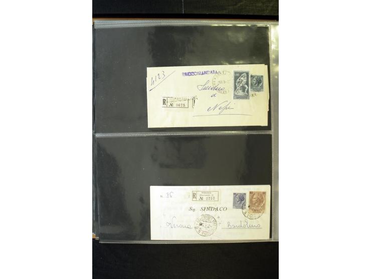 1800/1970 (ca.), rund 500 Briefe, Karten und Ganzsachen, dabei Reco, Zensur, Luftpost, Feldpost etc.