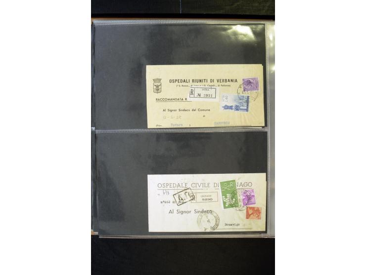 1800/1970 (ca.), rund 500 Briefe, Karten und Ganzsachen, dabei Reco, Zensur, Luftpost, Feldpost etc.