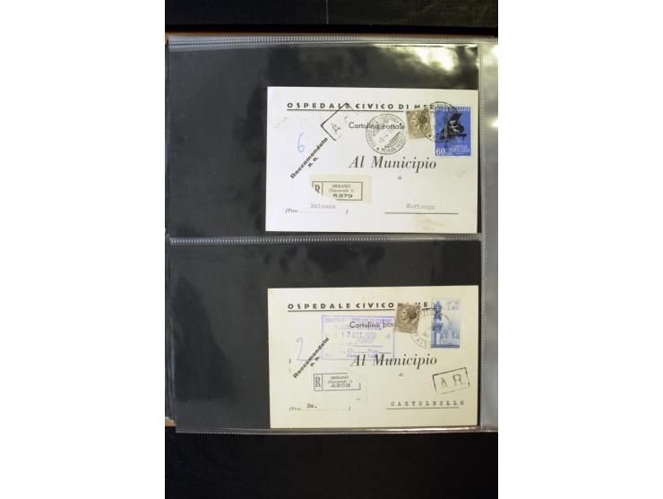 1800/1970 (ca.), rund 500 Briefe, Karten und Ganzsachen, dabei Reco, Zensur, Luftpost, Feldpost etc.