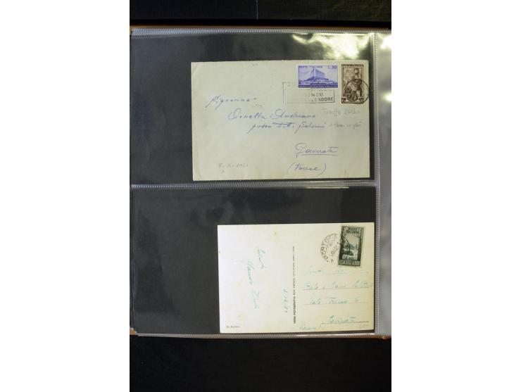 1800/1970 (ca.), rund 500 Briefe, Karten und Ganzsachen, dabei Reco, Zensur, Luftpost, Feldpost etc.
