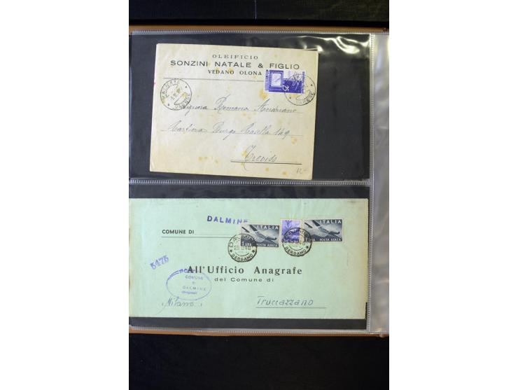 1800/1970 (ca.), rund 500 Briefe, Karten und Ganzsachen, dabei Reco, Zensur, Luftpost, Feldpost etc.
