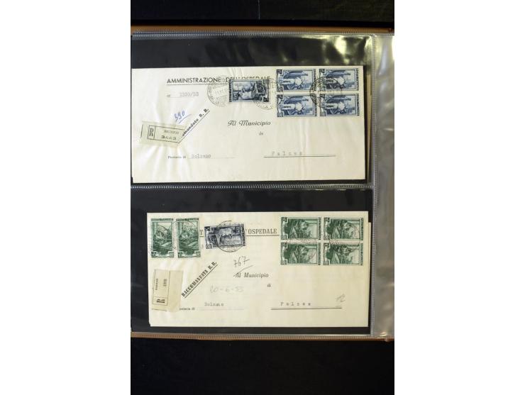 1800/1970 (ca.), rund 500 Briefe, Karten und Ganzsachen, dabei Reco, Zensur, Luftpost, Feldpost etc.