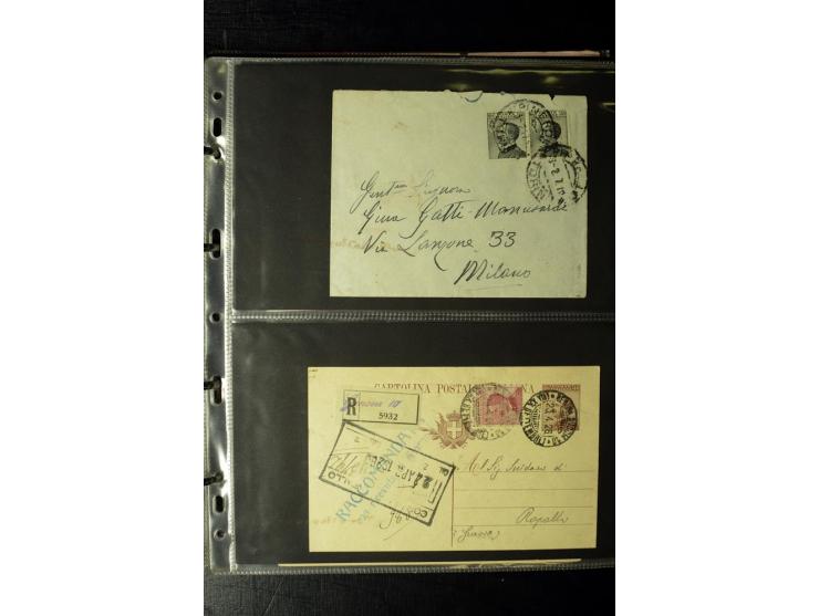 1800/1970 (ca.), rund 500 Briefe, Karten und Ganzsachen, dabei Reco, Zensur, Luftpost, Feldpost etc.