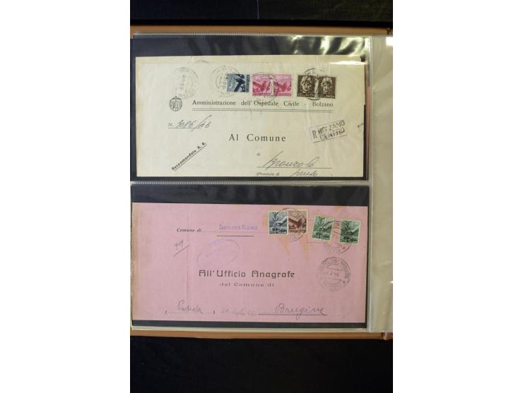 1800/1970 (ca.), rund 500 Briefe, Karten und Ganzsachen, dabei Reco, Zensur, Luftpost, Feldpost etc.