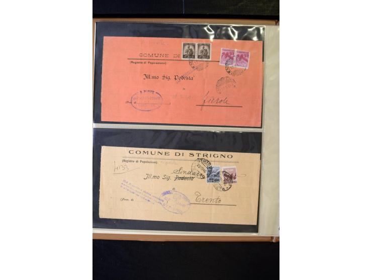 1800/1970 (ca.), rund 500 Briefe, Karten und Ganzsachen, dabei Reco, Zensur, Luftpost, Feldpost etc.