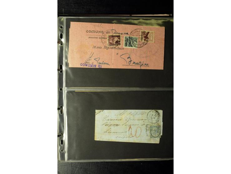 1800/1970 (ca.), rund 500 Briefe, Karten und Ganzsachen, dabei Reco, Zensur, Luftpost, Feldpost etc.