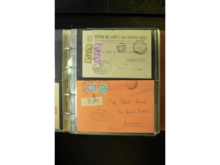 1800/1970 (ca.), rund 500 Briefe, Karten und Ganzsachen, dabei Reco, Zensur, Luftpost, Feldpost etc.