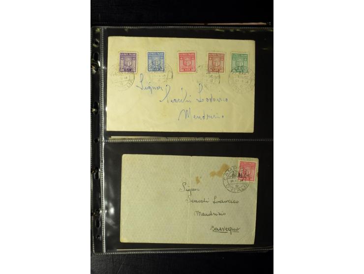 1800/1970 (ca.), rund 500 Briefe, Karten und Ganzsachen, dabei Reco, Zensur, Luftpost, Feldpost etc.