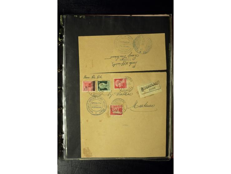 1800/1970 (ca.), rund 500 Briefe, Karten und Ganzsachen, dabei Reco, Zensur, Luftpost, Feldpost etc.