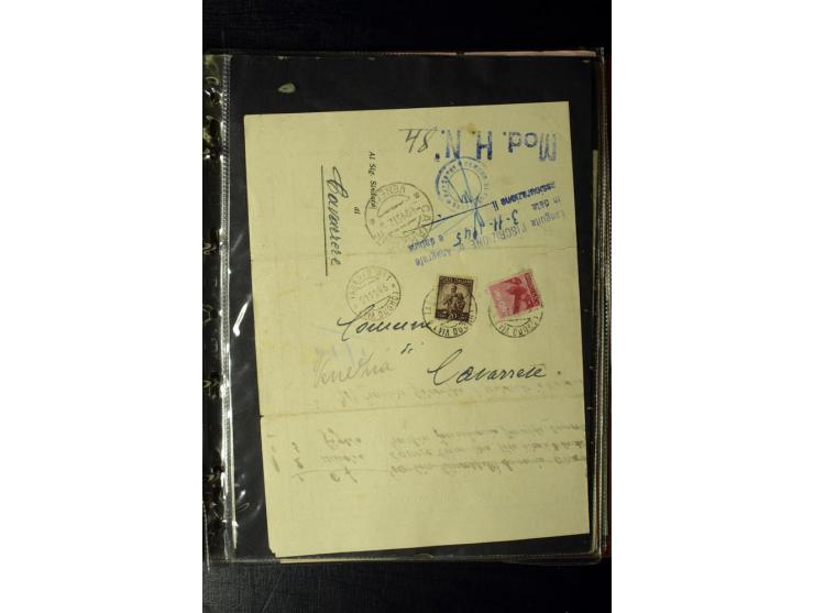 1800/1970 (ca.), rund 500 Briefe, Karten und Ganzsachen, dabei Reco, Zensur, Luftpost, Feldpost etc.